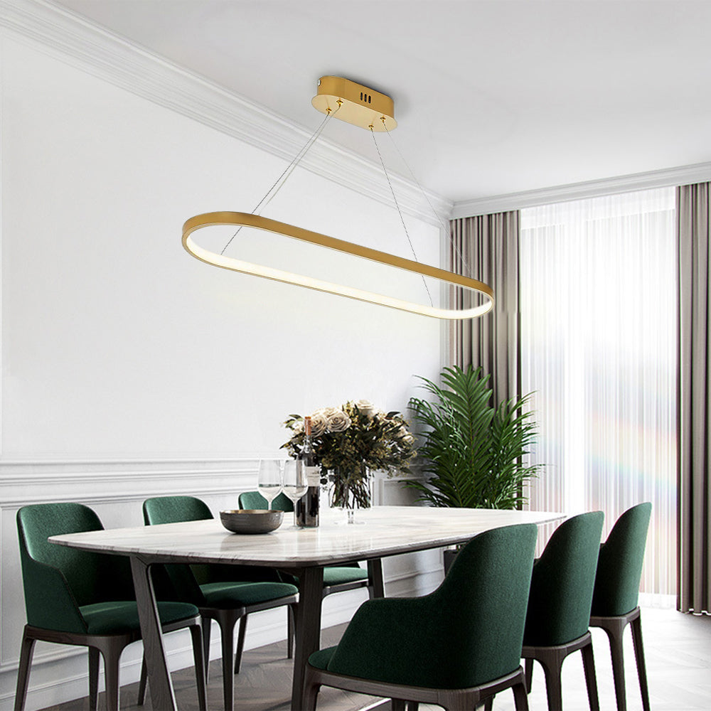 Avenor Lampă Suspendată Ovală Minimalistă de Interior