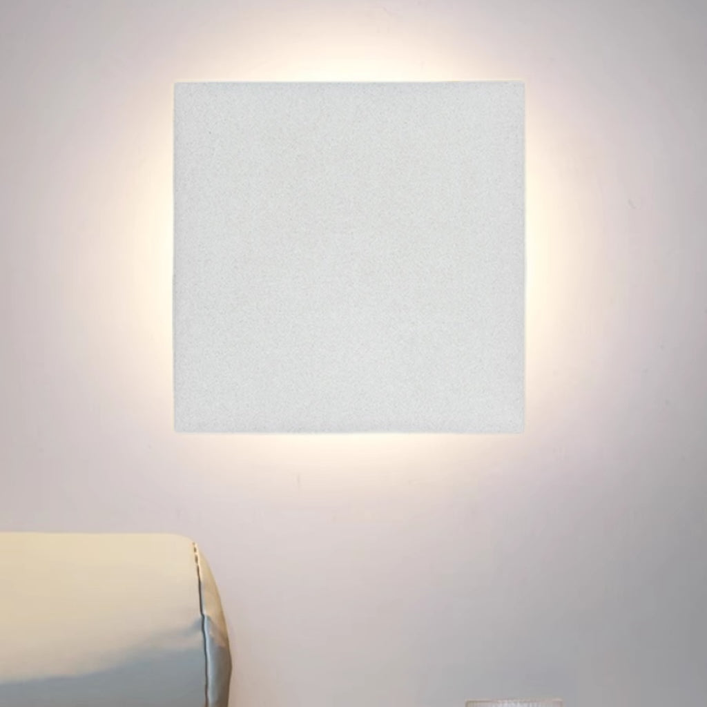 Lampă de Perete Exterior LED Dori Minimalistă, Rotundă/Pătrată, Negru/Alb