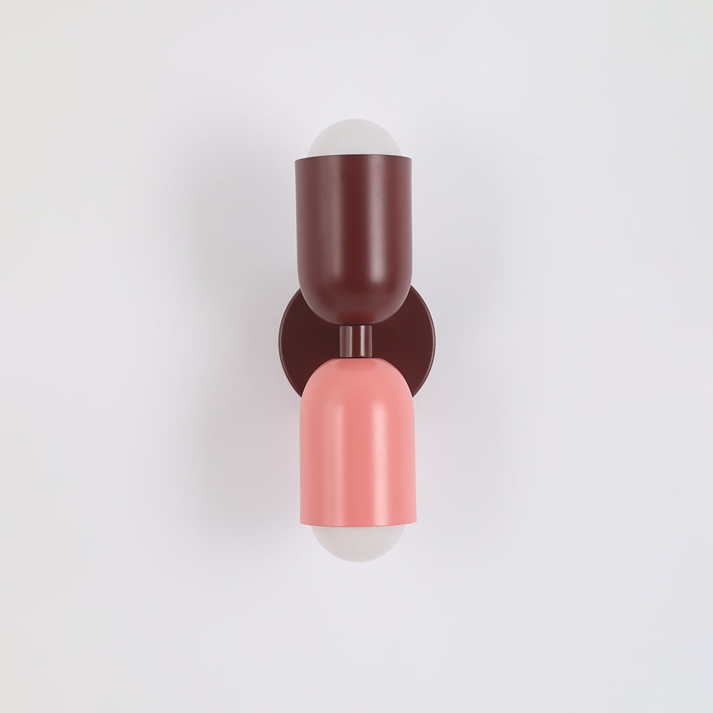 Lampă de perete Surix colorată cu două capete