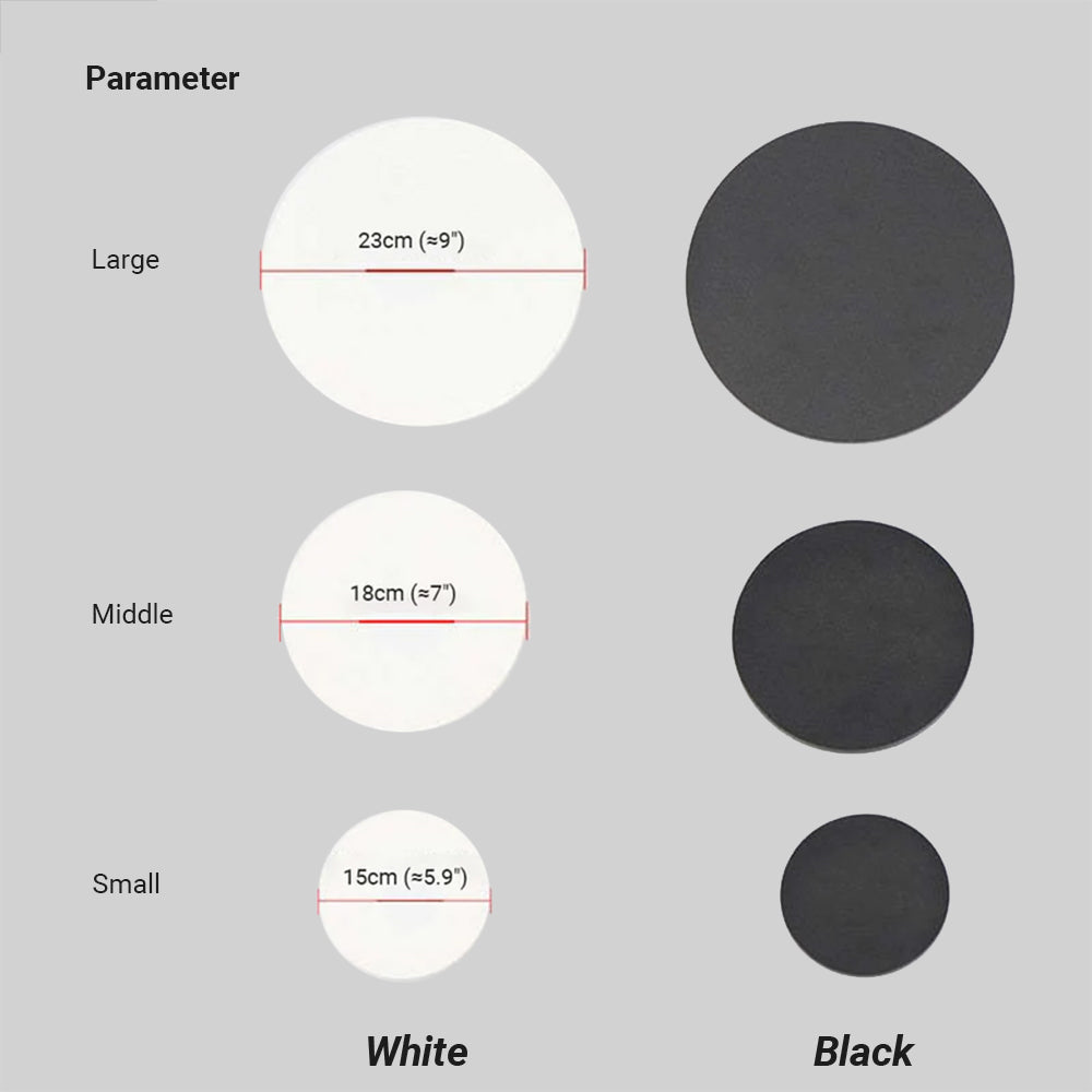 Lampă de Perete Exterior LED Dori Minimalistă, Rotundă/Pătrată, Negru/Alb